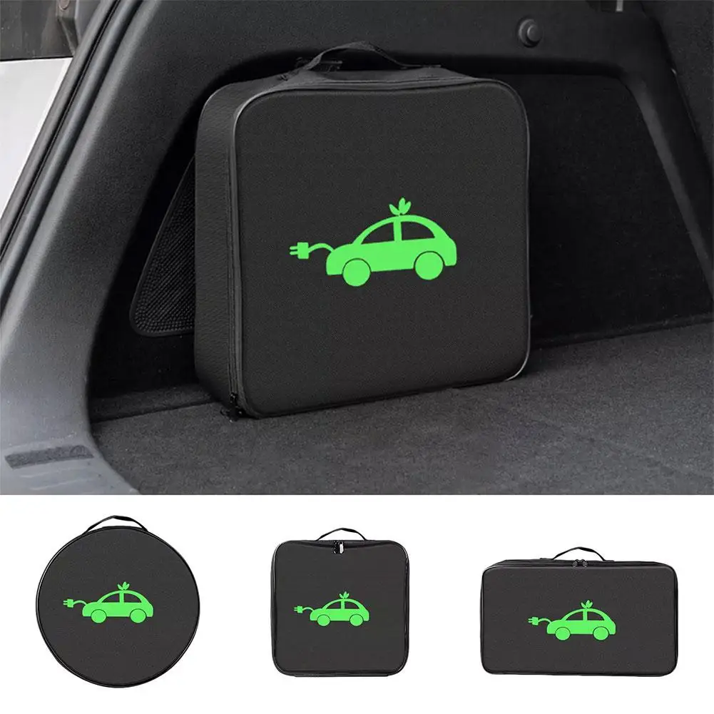 Tesla Bolsa organizadora de cables EV, caja para Cochegador de coche eléctrico, organizador de Cochega, bolsa para cables de puente, estuche para cables de Cochega de vehículos eléctricos