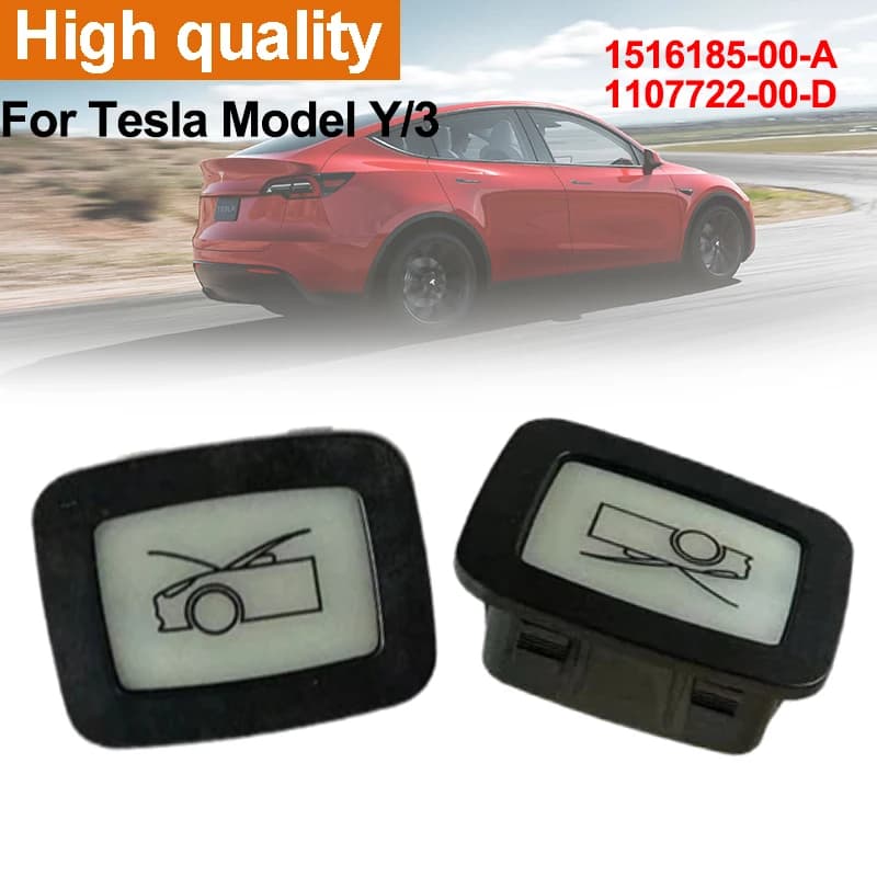 Nuevo para Tesla Model 3/Y 2017-2023 interruptor de seguridad de maletero Frunk de coche botón interruptor de bloqueo de equipaje 1516185-00-A 1107722-00-D reemplazo