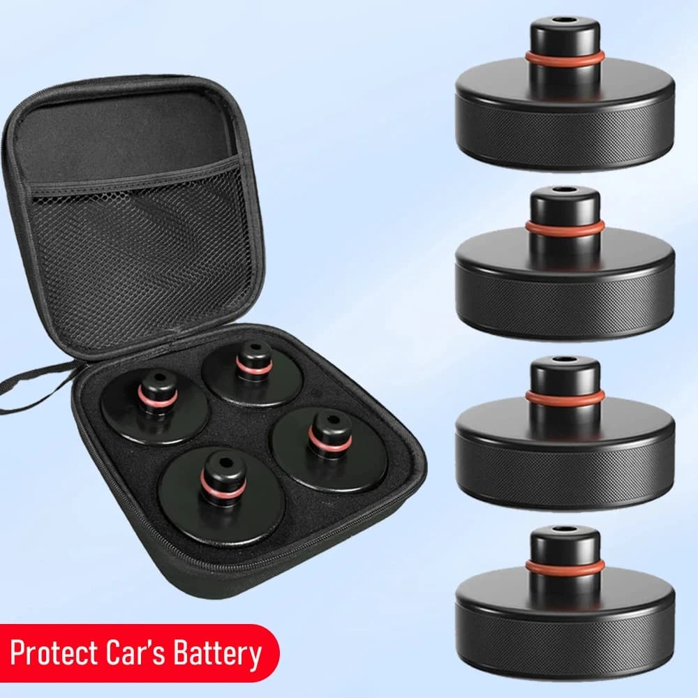 Almohadillas de elevación para Tesla Model 3 S X Y Juniper, 4 unidades con estuche de almacenamiento, accesorios para vehículos Tesla de 2013 a 2026