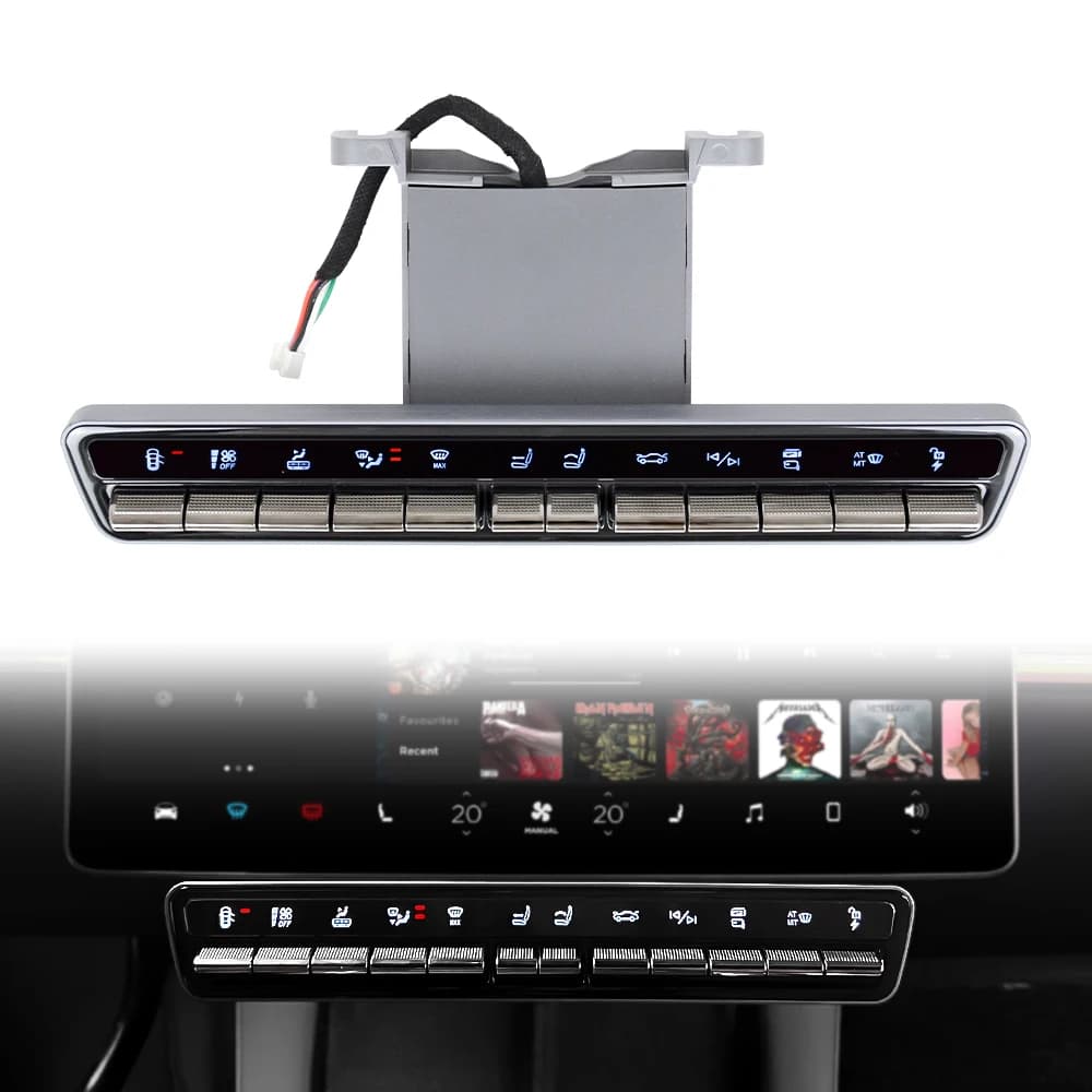 Botones físicos para Tesla Model 3 Y 2016-2024, barra de Control inteligente de acceso directo, Panel multifunción en accesorios de consola central