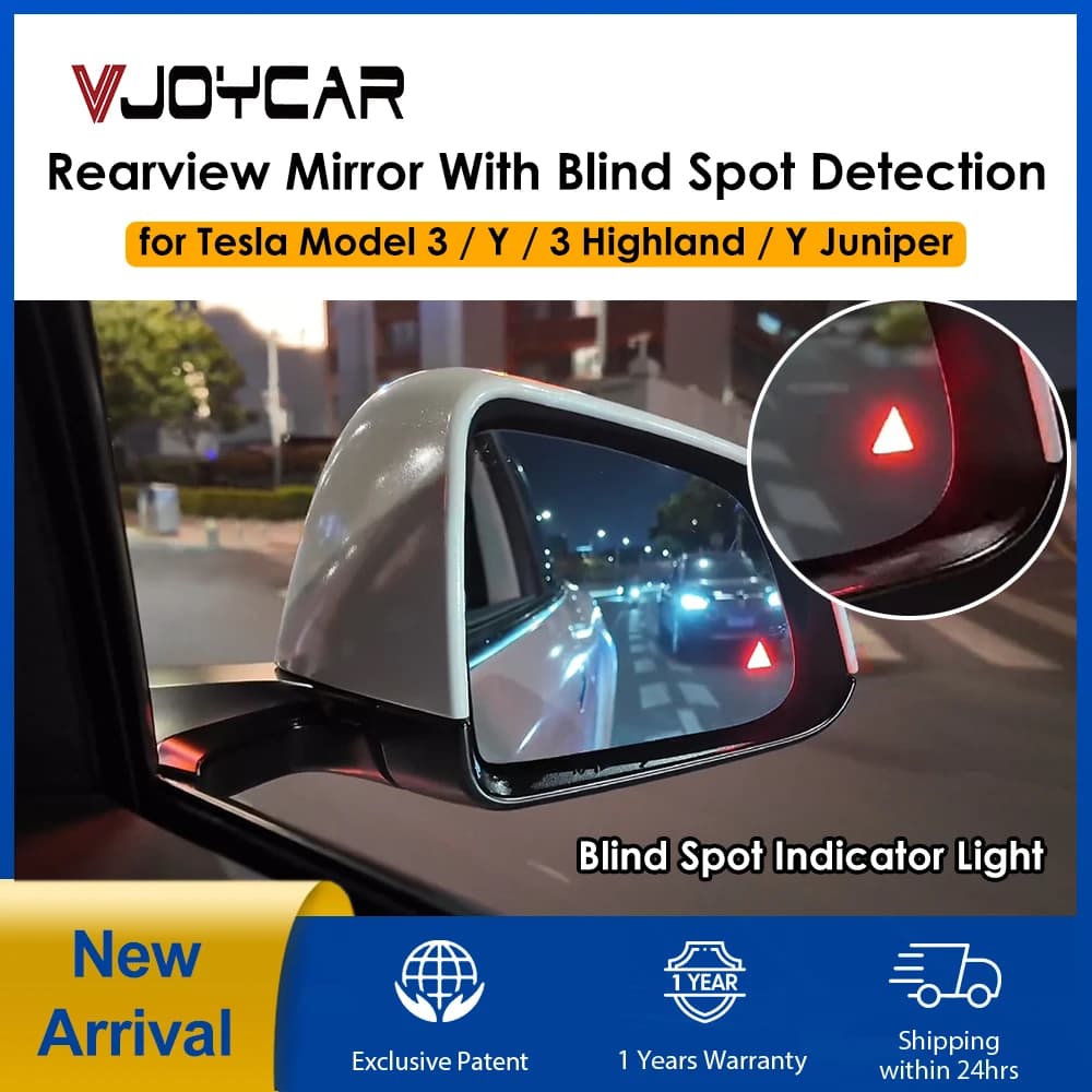 2026 para sistema Tesla BSD espejo retrovisor monitoreo de punto ciego cambio de Cocheril asistencia transmisión inalámbrica para modelo 3 Y nuevo 3 Y