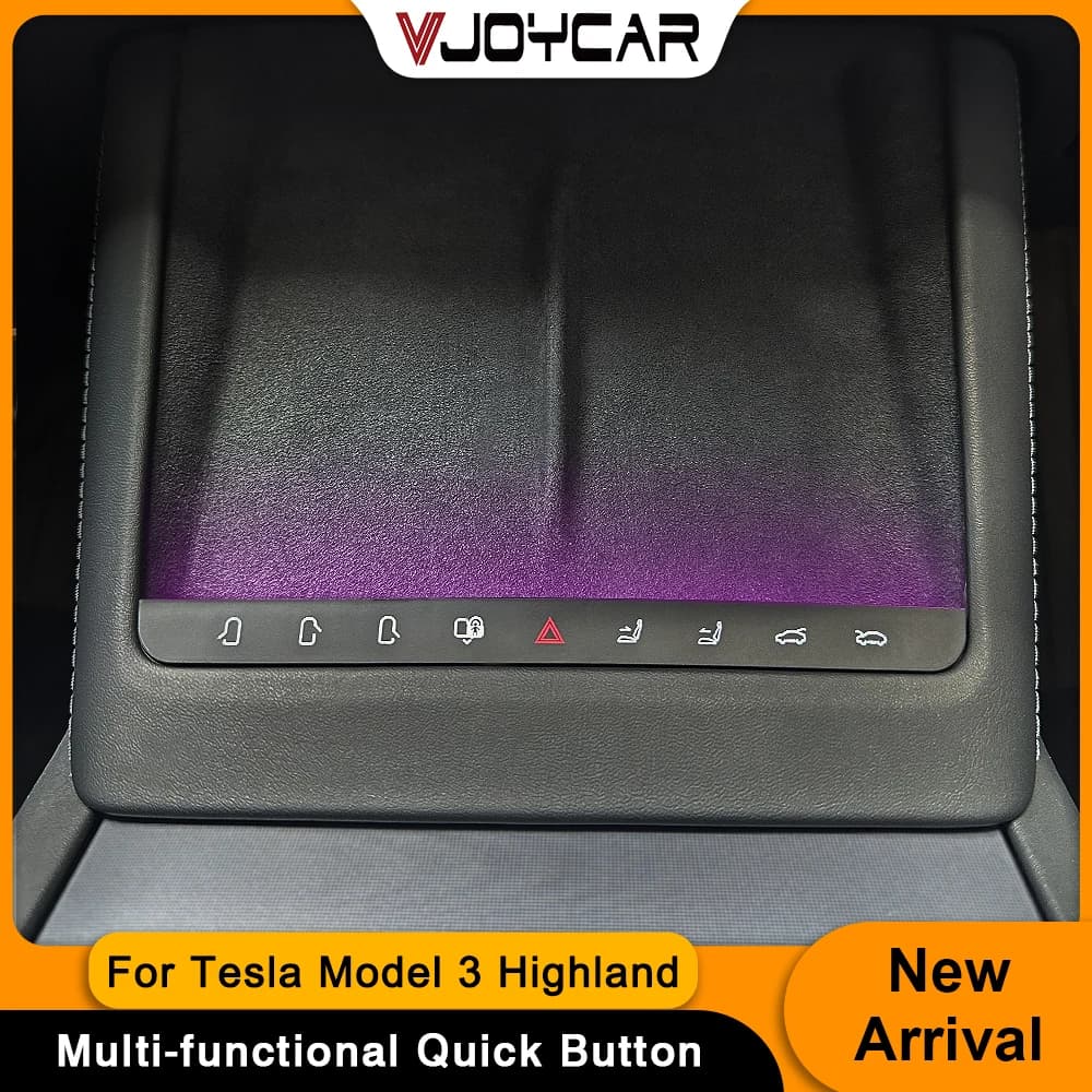 VjoyCoche nuevos botones funcionales físicos para Tesla modelo 3 luces coloridas de las tierras altas controlador de pantalla Central inteligente