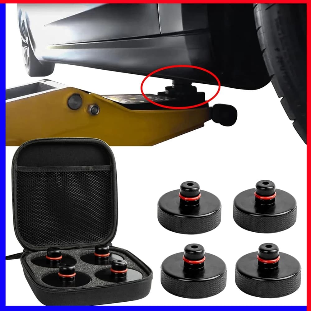 Almohadilla de gato para Tesla 3 Y X S, discos de elevación para Tesla Model 3 Y X S, accesorios, soporte de gato, almohadilla de goma, herramientas de reparación de neumáticos de coche