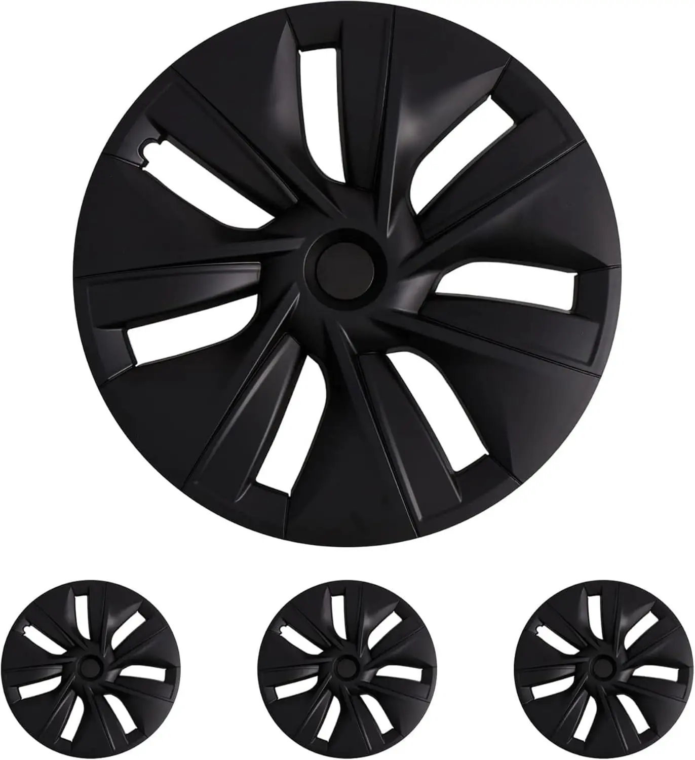 Cubiertas de rueda de 19 pulgadas para Tesla Model Y 2024, tapacubos compatibles con Tesla Model Y, accesorios 2024 2023 2022 2021, 4 Uds. Protector de llanta