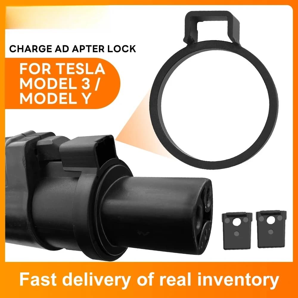 Adaptador de Cochega para Vehículos Eléctricos, Bloqueo de Seguridad para Tipo 1 J1772 a Tesla Model X Y 3 2021 2022 2023, Accesorios para Autos Tesla EVSE