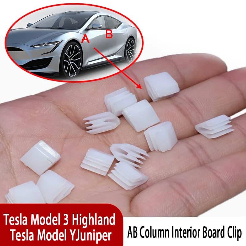 Clip de Plástico Fijo para el Panel de Navegación de la Consola Central de la Puerta, para Tesla Model 3 Highland, Model Y Juniper 2025 2026