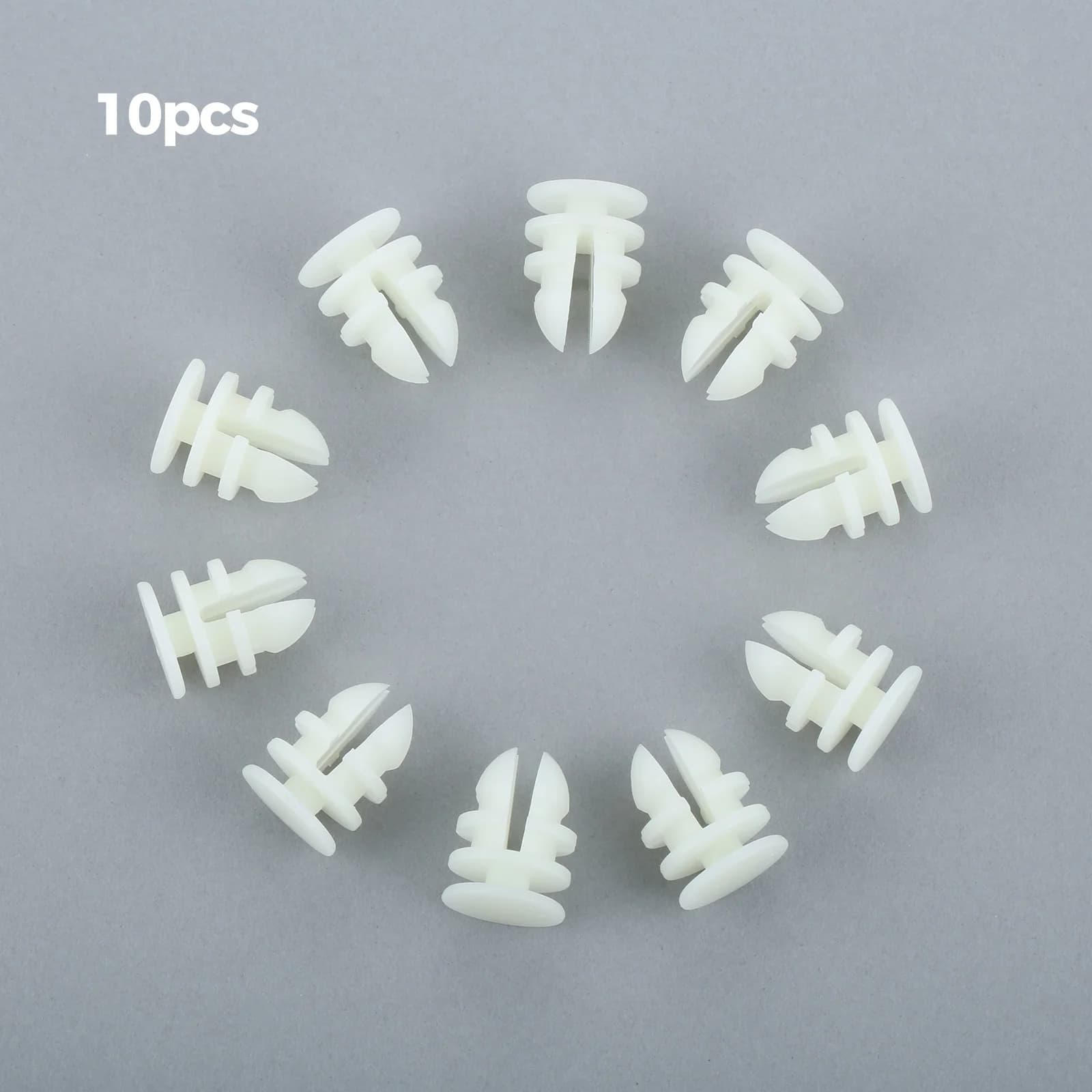 10 Uds Clips de coche para Tesla Model3 ModelY compartimento del motor Cochecasa frontal colector de lluvia Deflector de flujo embellecedores de maletero 103822200 un