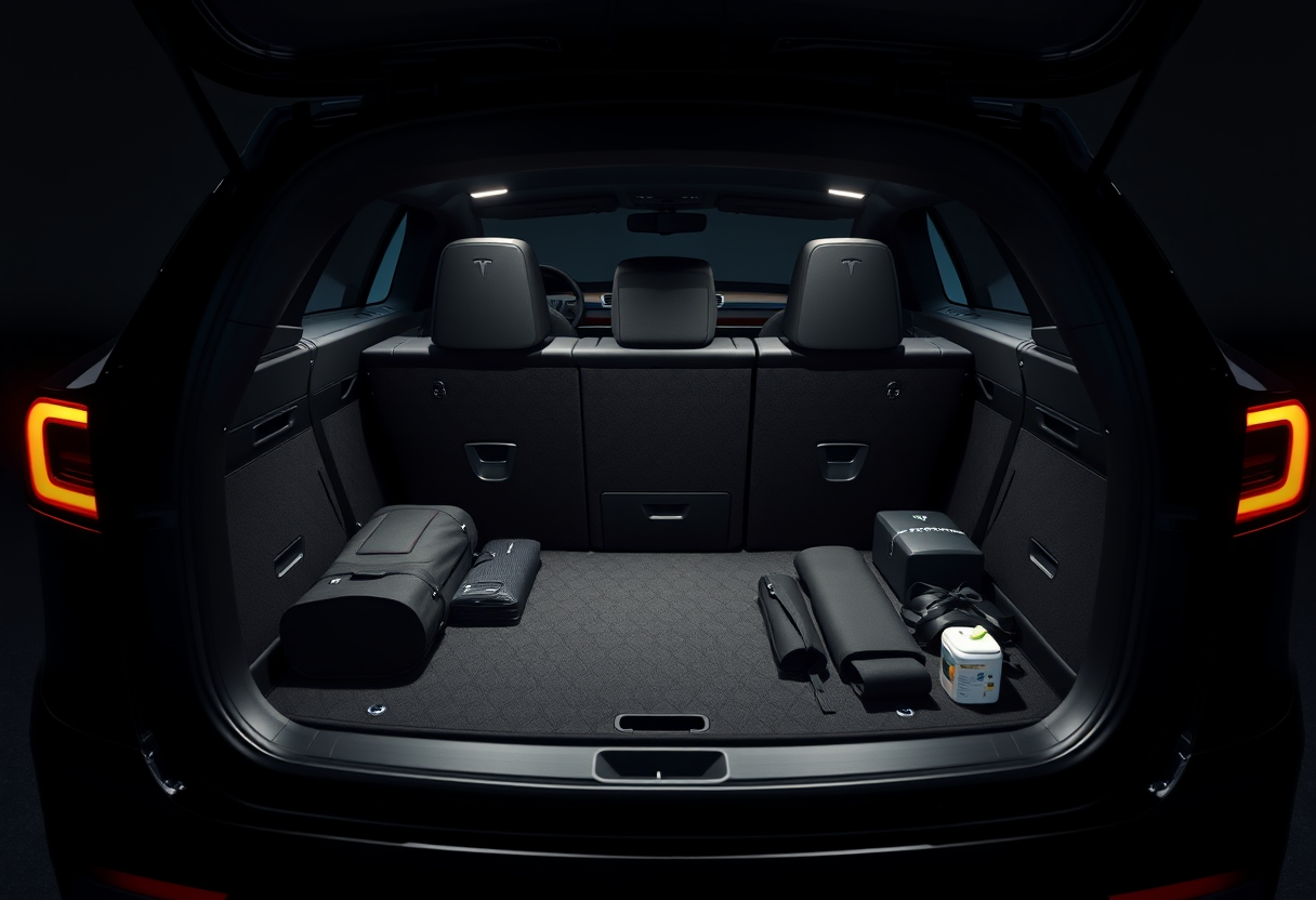 mejores organizadores maletero tesla model y 2024
