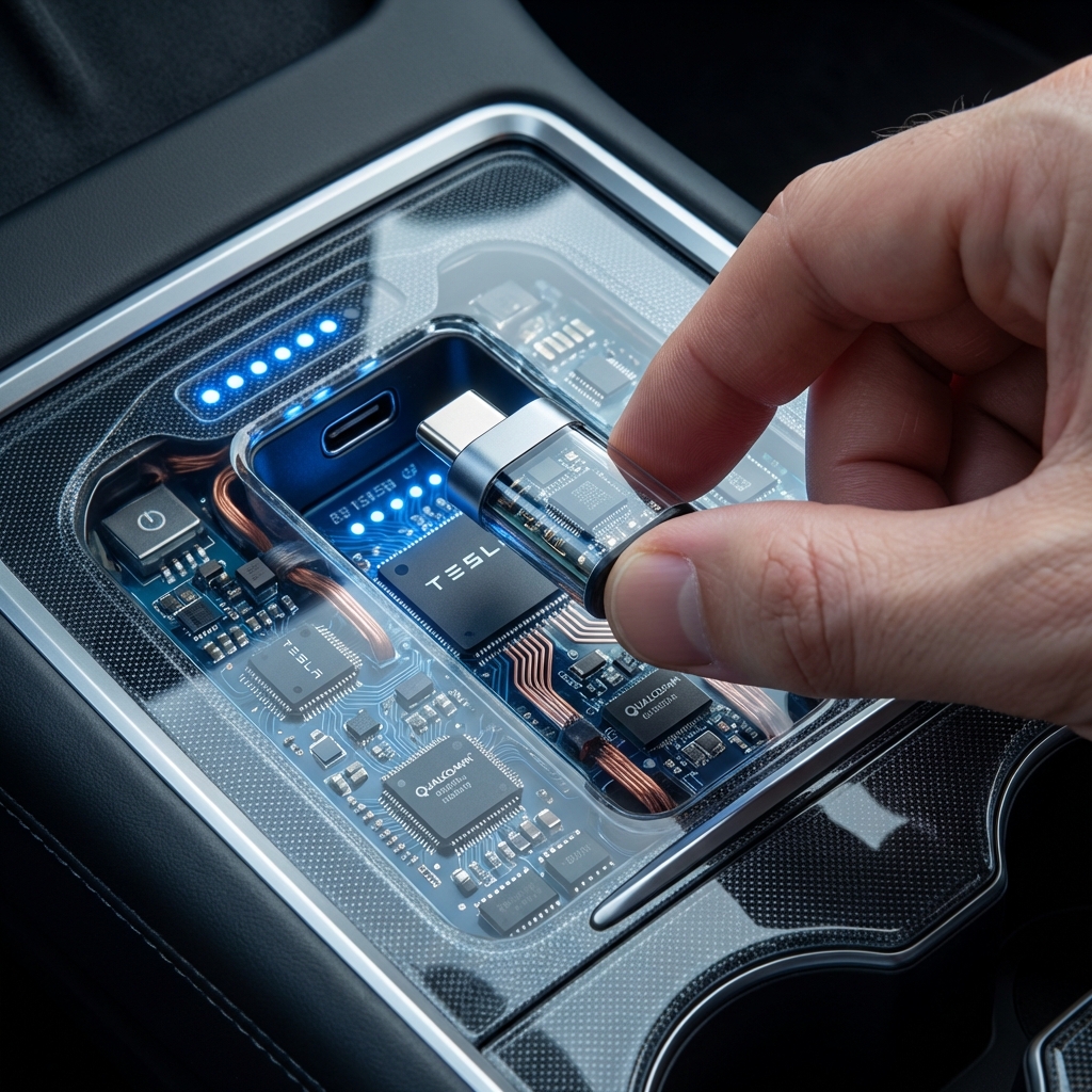 precio adaptador usb c tesla model y aliexpress carga rápida