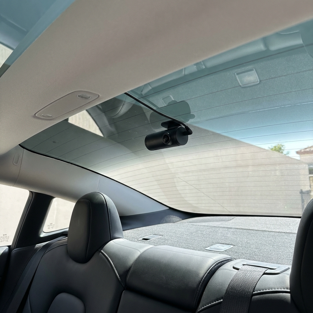 cómo instalar dashcam trasera tesla model 3